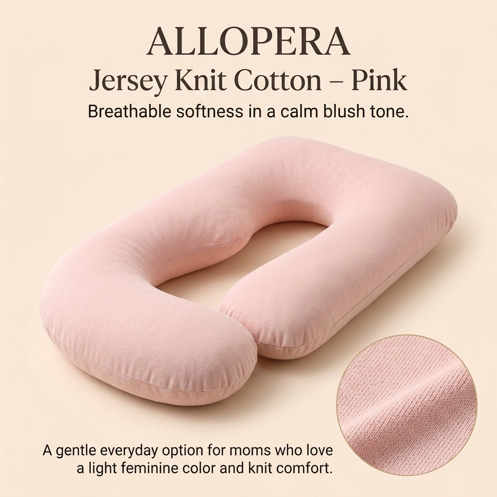 ALLOPERA 57 Inch Pregnancy Pillow for Sleeping | Full Body Maternity Support Pillow, Black-Grey Velvet