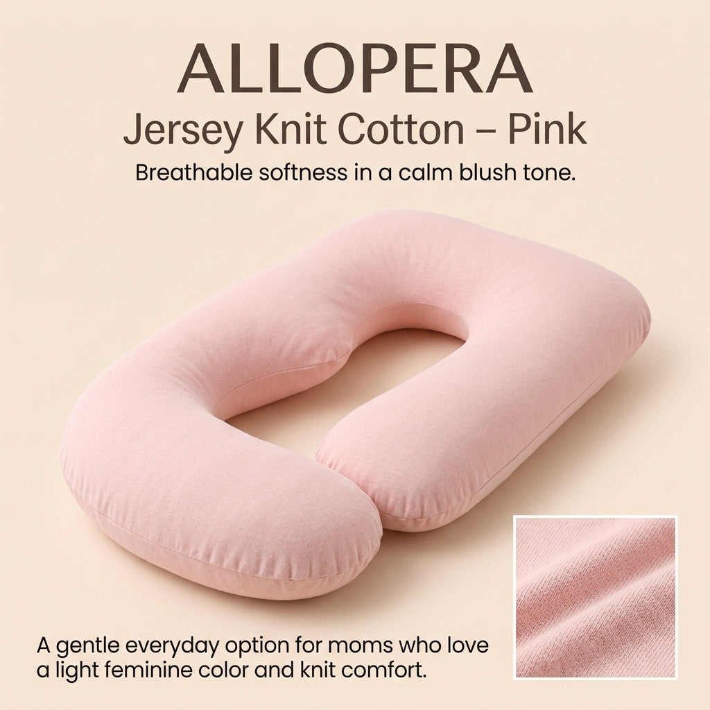 ALLOPERA 57 Inch Pregnancy Pillow for Sleeping | Full Body Maternity Support Pillow, Black-Grey Velvet